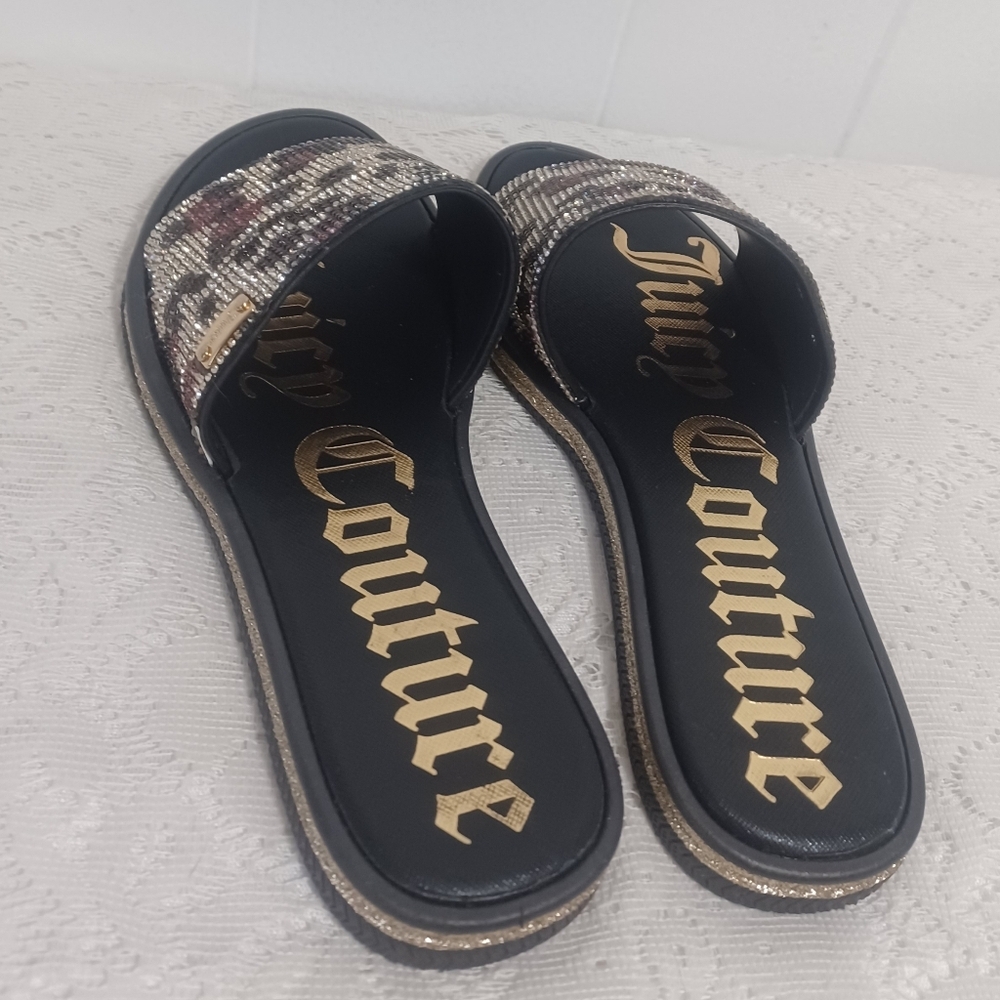 Juicy Rhinestone Slides - Picture 2 of 8